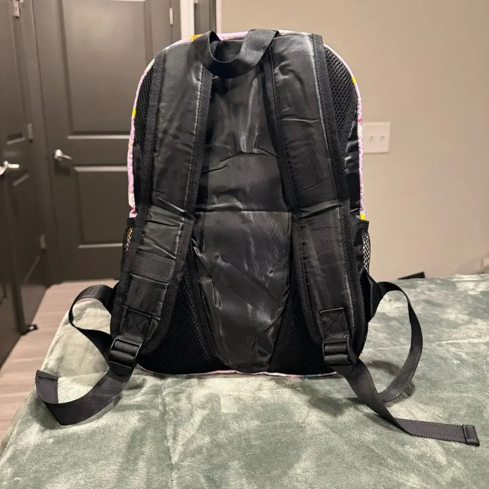 1st Grade Backpack Lavender Space Theme 15in Lightweight Back to School